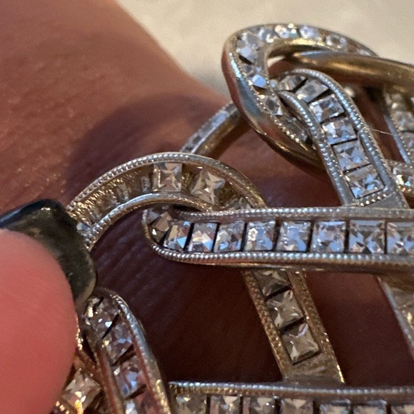 Chanel 2016 Strass link light gold + Swarovski crystal bracelet in original box - Picture 4 of 14